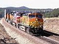 BNSF 4885 at Crookton Cutoff, AZ in March 2002